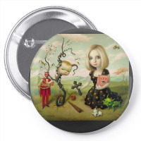 Mark Ryden - The Ghost Of Anton Chigurh Pin-back Button | Artistshot