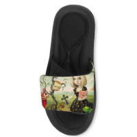 Mark Ryden - The Ghost Of Anton Chigurh Slide Sandal | Artistshot