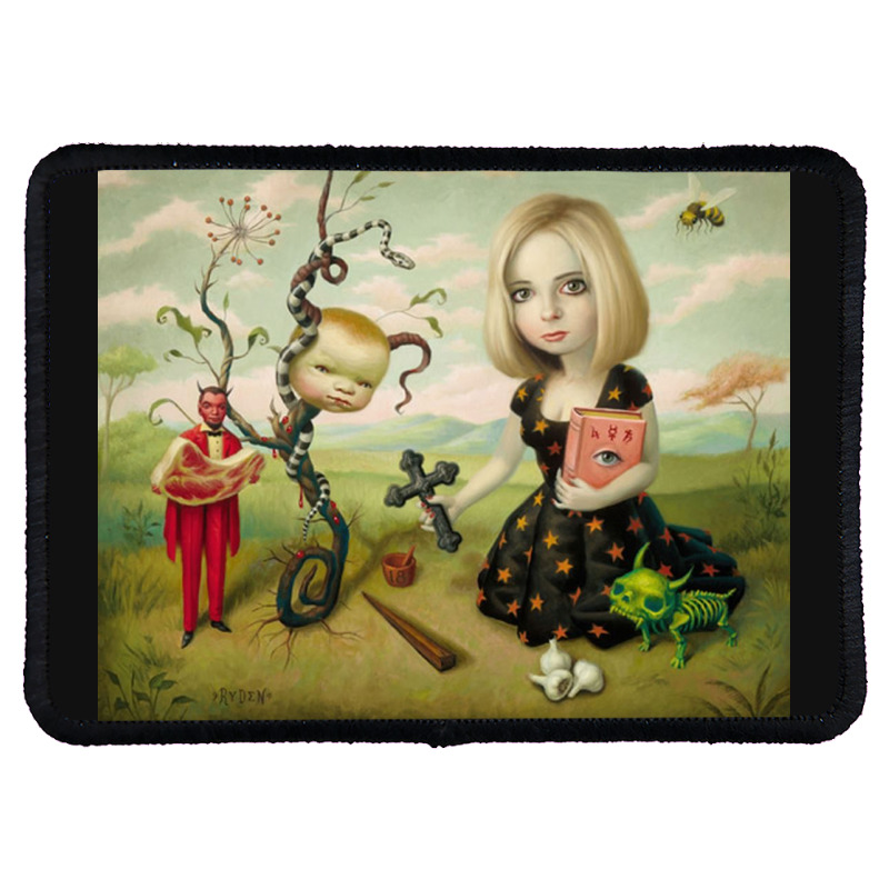 Mark Ryden - The Ghost Of Anton Chigurh Rectangle Patch | Artistshot