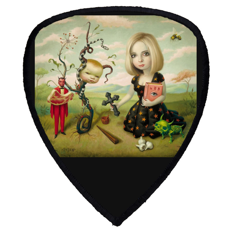 Mark Ryden - The Ghost Of Anton Chigurh Shield S Patch | Artistshot