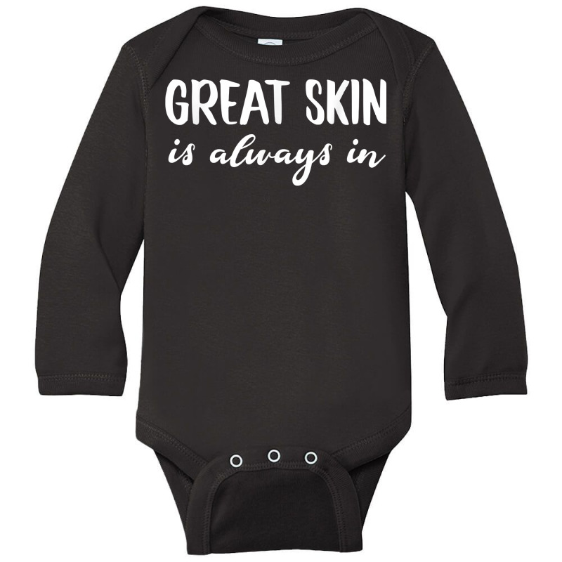 Great Skin Specialist Dermatologists Skincare Esth Long Sleeve Baby Bodysuit | Artistshot