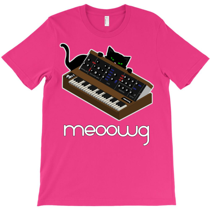 Synthesizer Cat Meow T-shirt | Artistshot