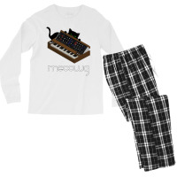 Synthesizer Cat Meow Men's Long Sleeve Pajama Set | Artistshot