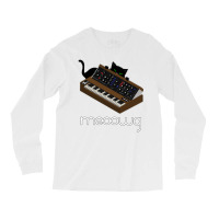 Synthesizer Cat Meow Long Sleeve Shirts | Artistshot