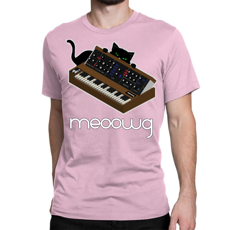 Synthesizer Cat Meow Classic T-shirt | Artistshot