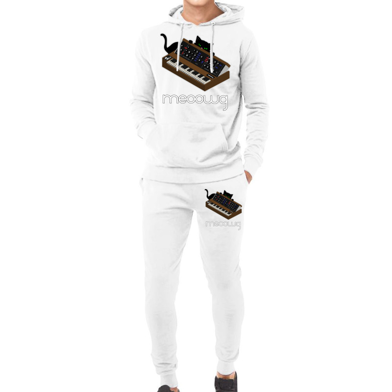 Synthesizer Cat Meow Hoodie & Jogger Set | Artistshot