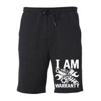 I Am The Warranty Mechanic Nostalgia Fleece Short | Artistshot