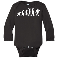 Evolution Soccer Player Novelty Gifts Idea   Unise Long Sleeve Baby Bodysuit | Artistshot