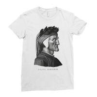 Dante Alighieri Portrait Divine Comedy, Purgatory, Ladies Fitted T-shirt | Artistshot