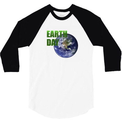 Earth Day 3/4 Sleeve Shirt Designed By Mircus