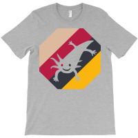 Retro Axolotl Fish Ideas Reptile Chameleon Design T-shirt | Artistshot