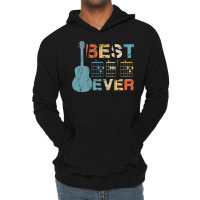 Best Dad Ever Guitar Chords Musician Funny Fathers Lightweight Hoodie | Artistshot