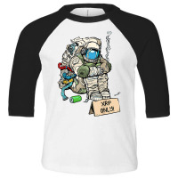 Cryptocurrency Talk   Astronaut Hodler Begging For Toddler 3/4 Sleeve Tee | Artistshot