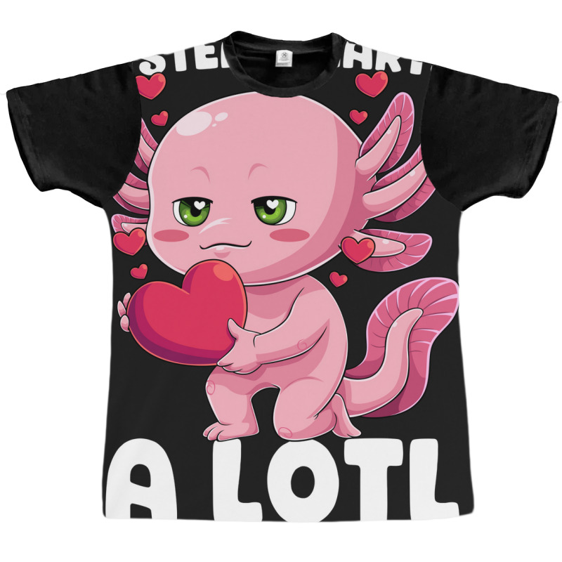 I Steal Hearts Axolotl Valentines Day Mexican Sala Graphic T-shirt | Artistshot