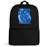 Funny Jumpscare Lobster Meme Blue Crustacean Pullo Backpack | Artistshot