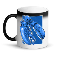 Funny Jumpscare Lobster Meme Blue Crustacean Pullo Magic Mug | Artistshot