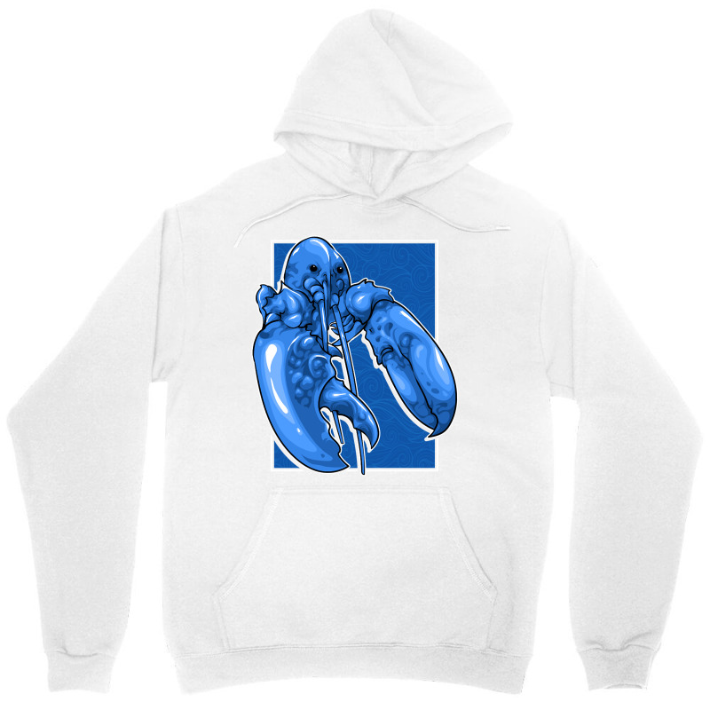 Funny Jumpscare Lobster Meme Blue Crustacean Pullo Unisex Hoodie | Artistshot