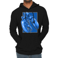 Funny Jumpscare Lobster Meme Blue Crustacean Pullo Lightweight Hoodie | Artistshot