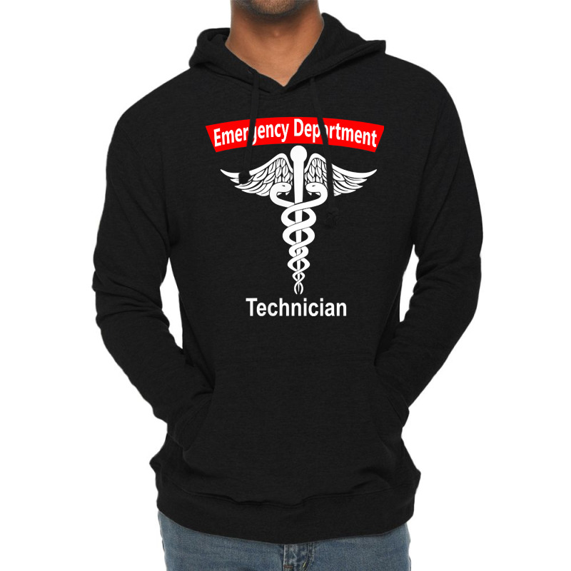 Emergency Department Technician Ed Tech Medical Ca Lightweight Hoodie | Artistshot