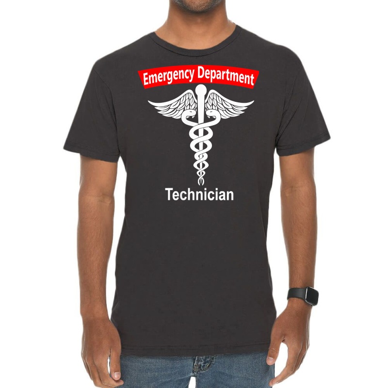 Emergency Department Technician Ed Tech Medical Ca Vintage T-shirt | Artistshot