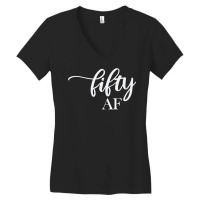 Fifty 50 Af Novelty T Shirt Premium T Shirt Women's V-neck T-shirt | Artistshot