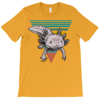 Vintage Axolotl Questions Girl T-shirt | Artistshot