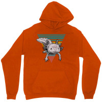 Vintage Axolotl Questions Girl Unisex Hoodie | Artistshot