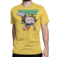 Vintage Axolotl Questions Girl Classic T-shirt | Artistshot