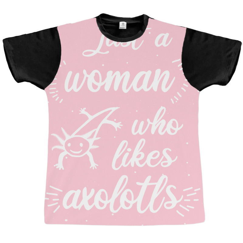 Women Axolotl Lovers Mexican Fish Pet Aesthetic Graphic T-shirt | Artistshot