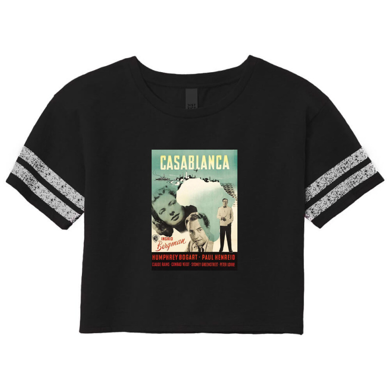 Casablanca (1942) Scorecard Crop Tee by marytucson | Artistshot