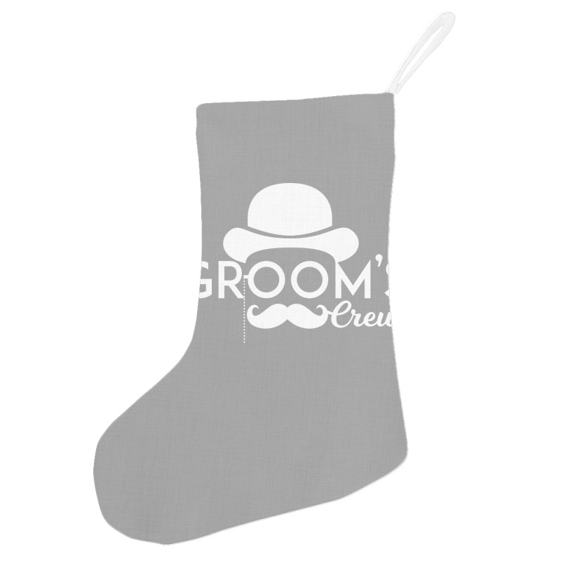 Bachelor Party Grooms Crew  Red Holiday Stocking | Artistshot