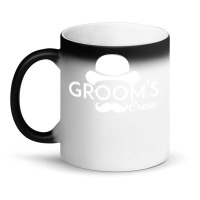 Bachelor Party Grooms Crew  Red Magic Mug | Artistshot