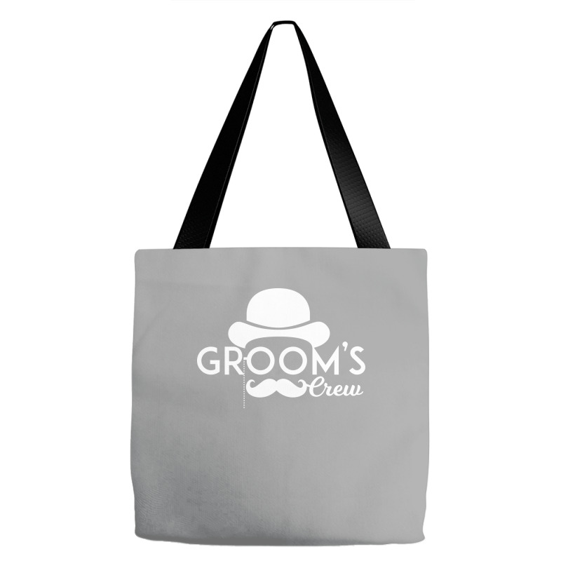 Bachelor Party Grooms Crew  Red Tote Bags | Artistshot