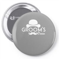 Bachelor Party Grooms Crew  Red Pin-back Button | Artistshot