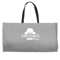 Bachelor Party Grooms Crew  Red Weekender Totes | Artistshot