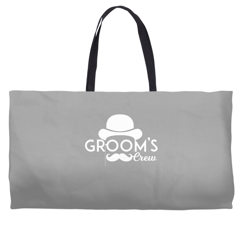 Bachelor Party Grooms Crew  Red Weekender Totes | Artistshot