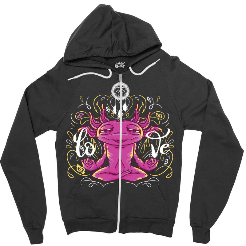 Meditation Lover Tumblr Zipper Hoodie by oreilywendyo | Artistshot