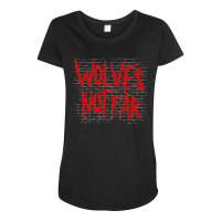 Wolves Not Far Maternity Scoop Neck T-shirt | Artistshot