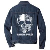 Business Banker Cute Men Denim Jacket | Artistshot