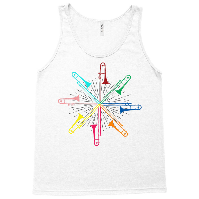 Music Gift Musician Musical Instrument Trombonist Tank Top by terrilyn | Artistshot