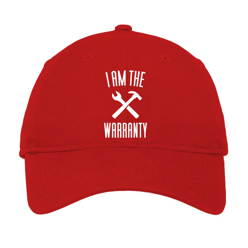 I Am The Warranty Funny Mechanic Cute Adjustable Cap by saidolazzabi | Artistshot