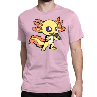 Singing Amphibian With Microphone Axolotl Classic T-shirt | Artistshot