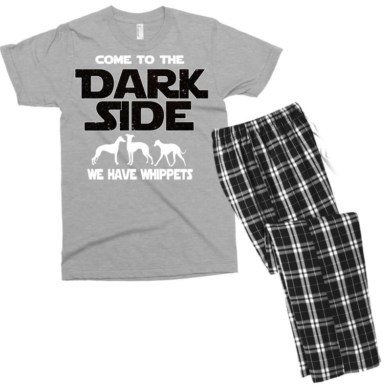 Whippet  T Shirt   Come To The Dark Side We Have W Men's T-shirt Pajama Set | Artistshot