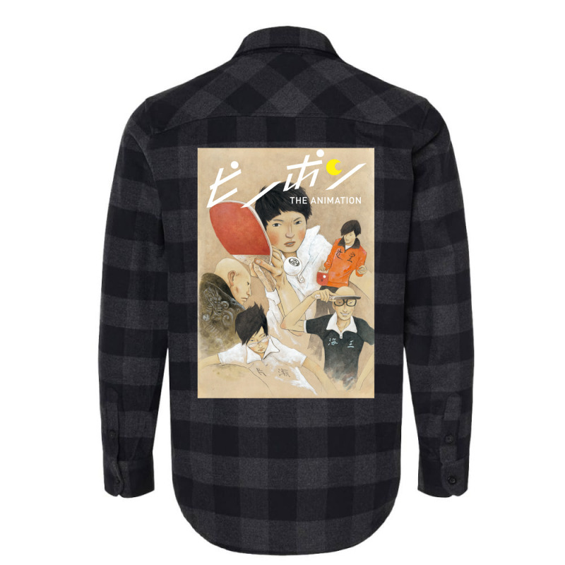 Ping Pong The Animation Anime Flannel Shirt by xaahiradada3 | Artistshot