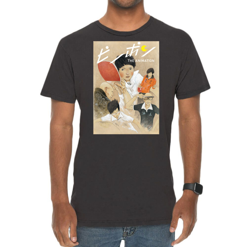 Ping Pong The Animation Anime Vintage T-Shirt by xaahiradada3 | Artistshot