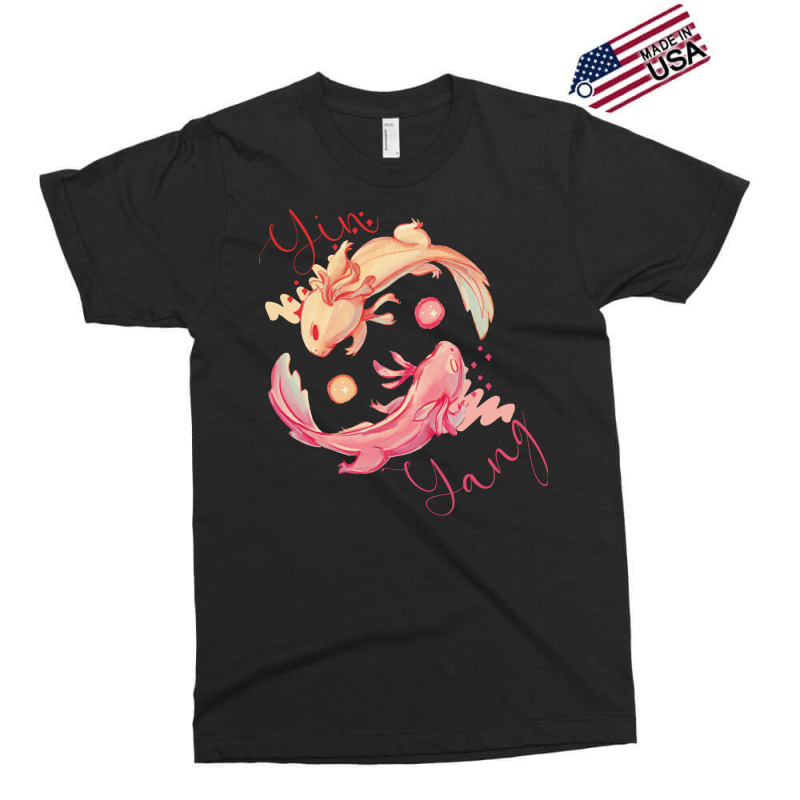 Yin Yang Axolotl Green Exclusive T-shirt by oreilywendyo | Artistshot