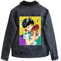 Ping Pong The Animation Anime 4 Unisex Sherpa-lined Denim Jacket | Artistshot