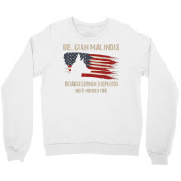 Belgian Malinois American Flag Funny T Shirt Dog G Crewneck Sweatshirt | Artistshot