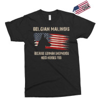 Belgian Malinois American Flag Funny T Shirt Dog G Exclusive T-shirt | Artistshot