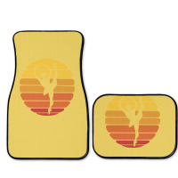 Ballerina Ballet Dancer Sunset Ballet Retro Sunset Full Set Car Mats | Artistshot